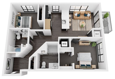 this is a an apartment at carbon31 with 944 square feet